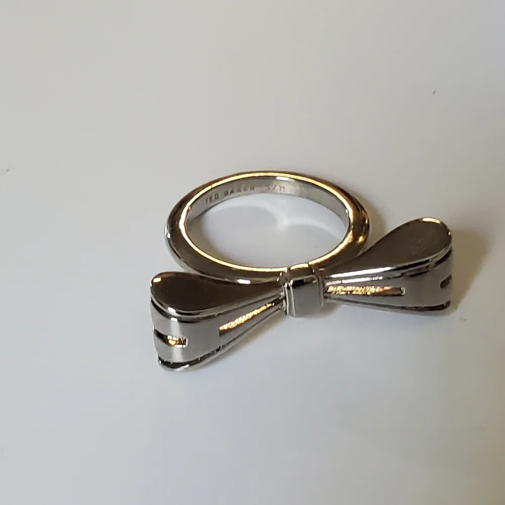 Ted Baker SILVER Bow Ring